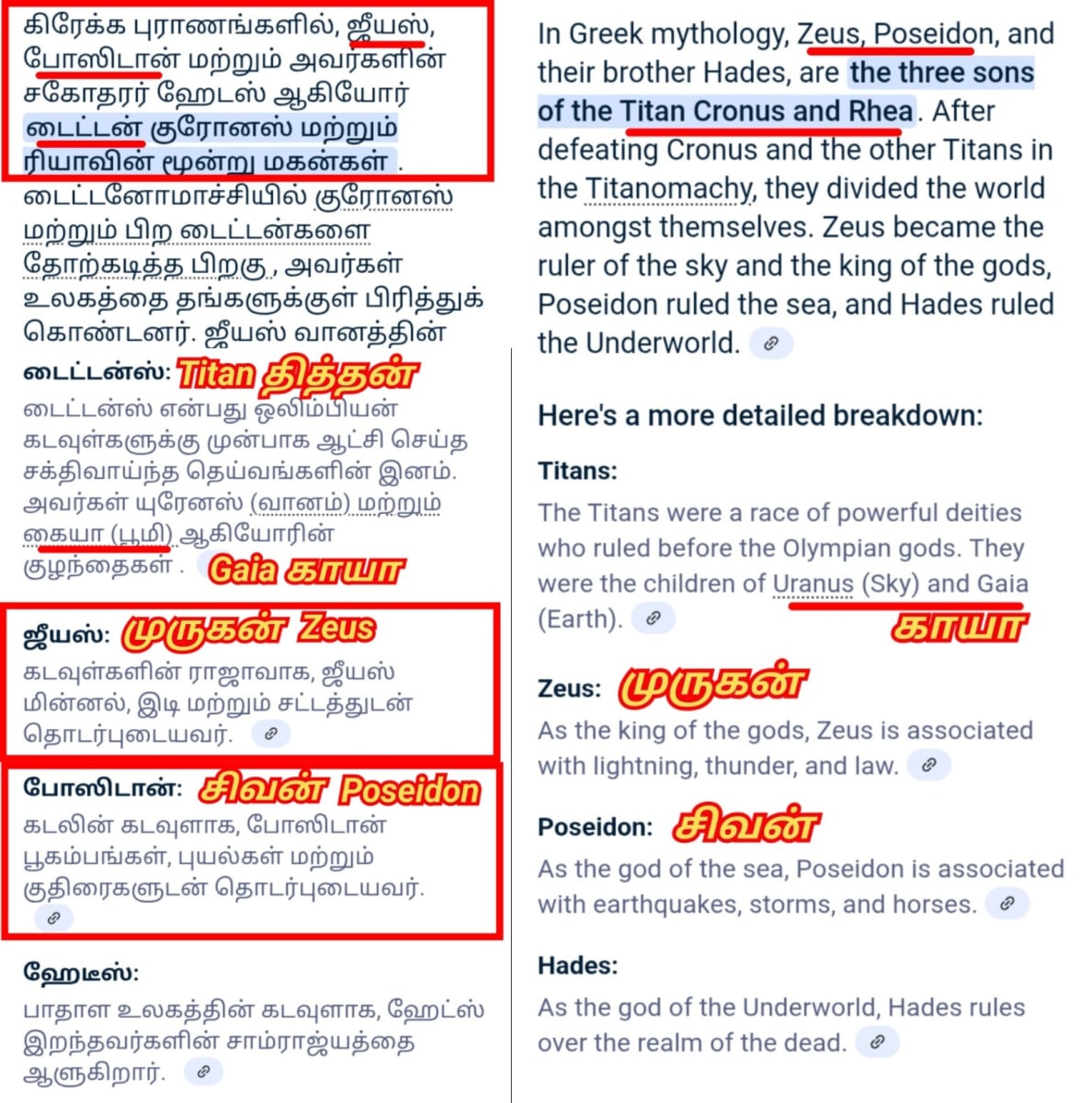 Greek Poseidon Zeus Shivan Murugan God Pallar Mallar Ancient Tamil Greece | கிரேக்க கடவுள்கள் சிவன் ஈசன் முருகன் பள்ளர் மள்ளர்