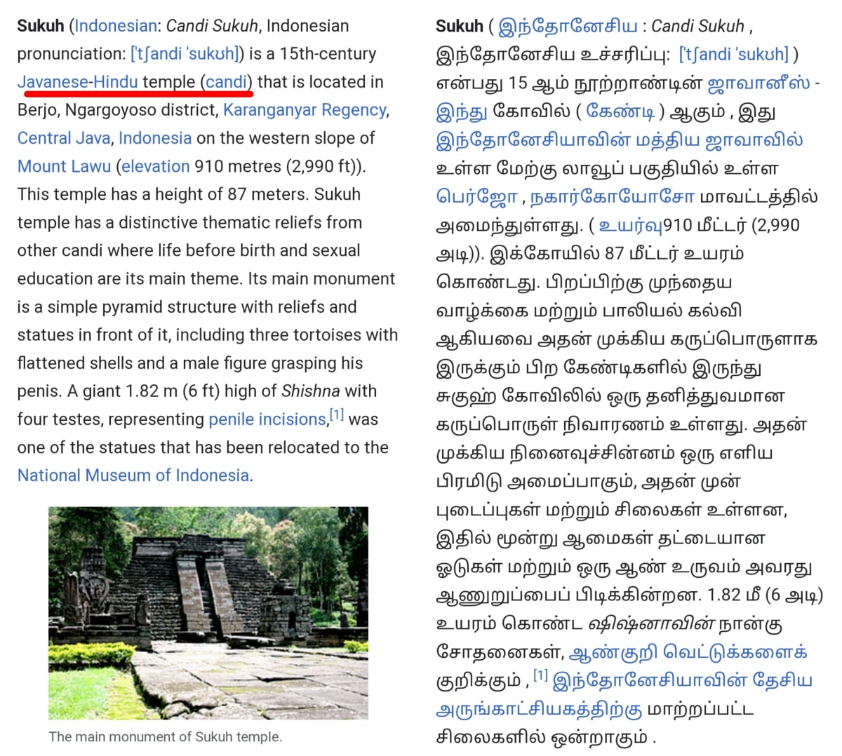 Indonesia Pallar Mallar Ancient Temple Architecture | இந்தோனேஷியா பள்ளர் மள்ளர் கட்டிய கோவில்கள்