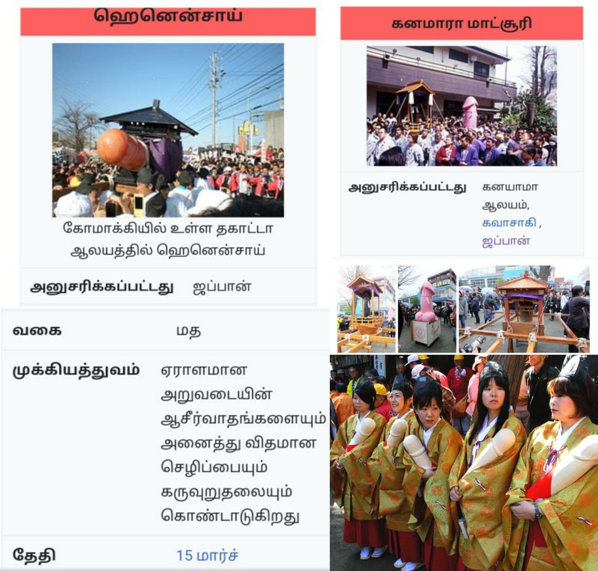 Japan Temple Pallar Mallar Phallus Harvest Festival | ஜப்பான் கோவில்கள் பள்ளர் மள்ளர் மற்றும் அறுவடை திருவிழா