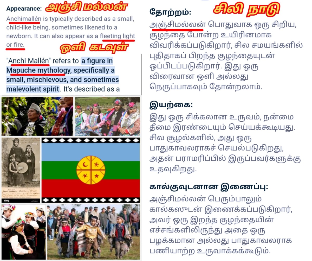 Chile Pallar Mallar South America Ancient Tamil | சிலி நாடு தென் அமெரிக்கா பள்ளர் மள்ளர்