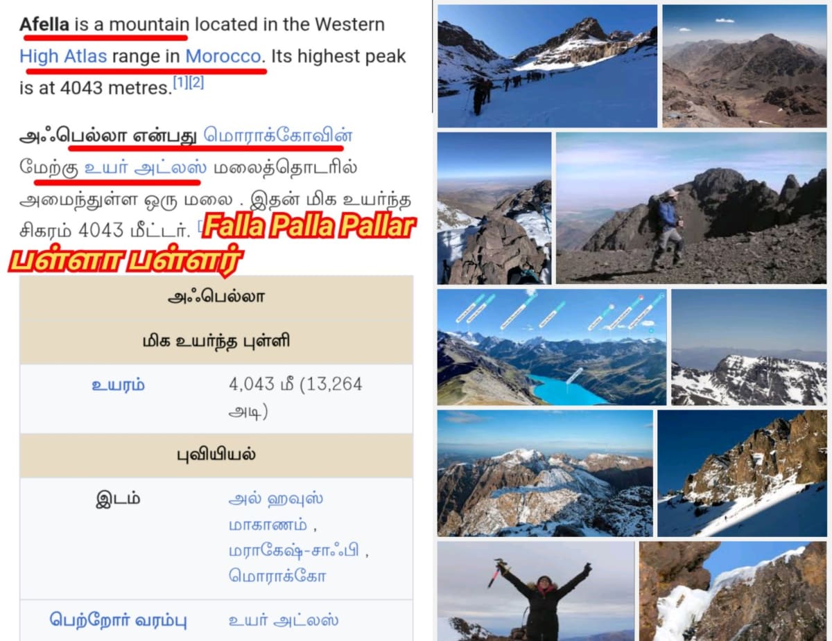 Africa Morocco Berber Pallar Mallar Shivan Murugan | ஆப்பிரிக்க மொரோக்கோ பெர்பர் பள்ளர் மள்ளர் சிவன் முருகன்