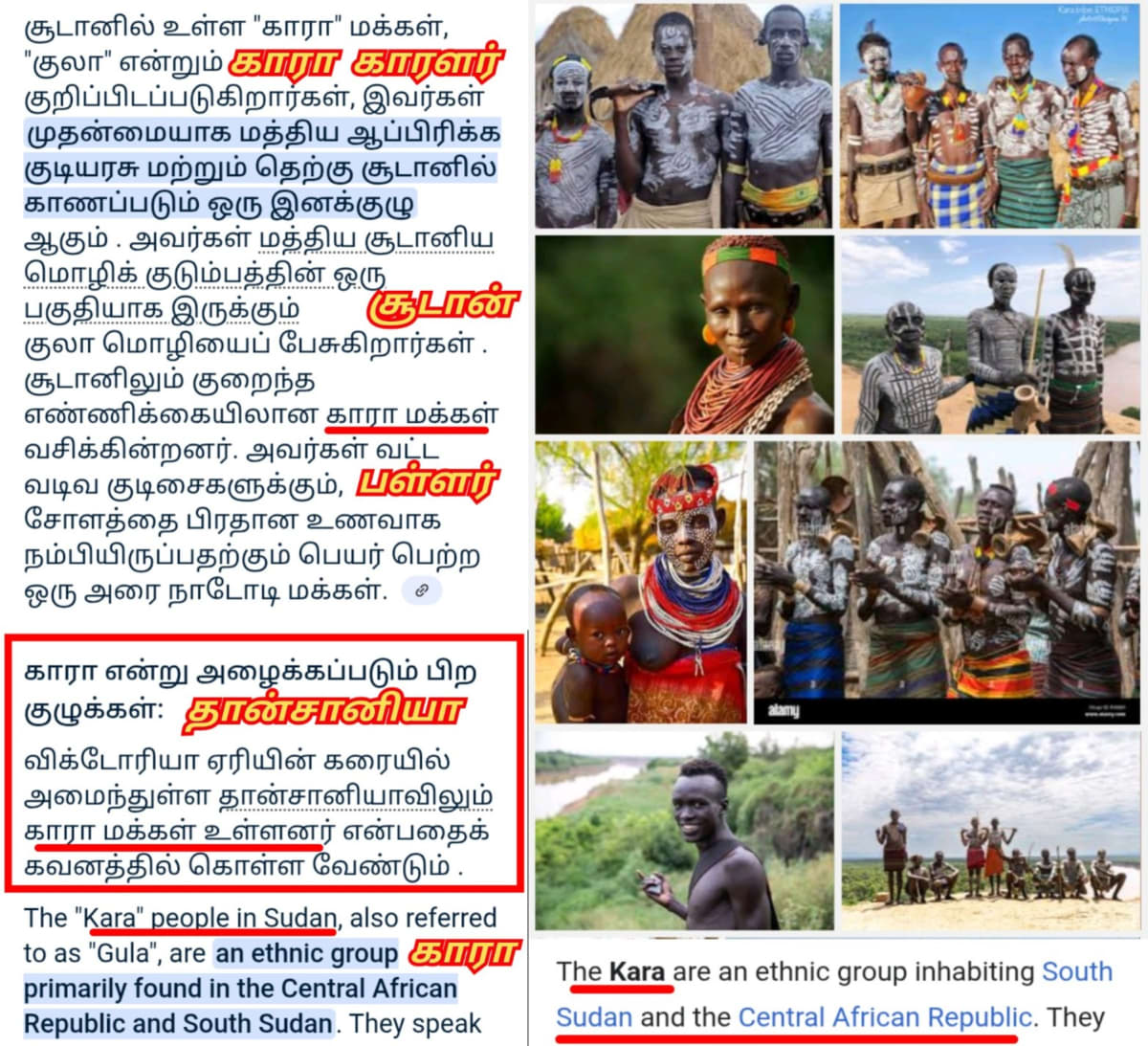 Africa Sudan Pallar Mallar Kara Karalar | ஆப்பிரிக்க சூடான் நாட்டில் வாழும் பள்ளர் மள்ளர்