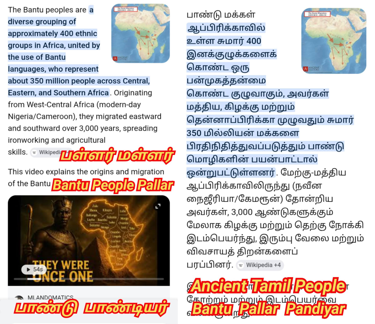 Africa Bantu People Pallar Mallar Pandiyar Cameroon Uganda Niger Kenya | ஆப்பிரிக்க பாண்டு பாண்டியர் பள்ளர் மள்ளர் கேமரூன் நைஜர் தான்சானியா உகாண்டா ஜிம்பாப்வே