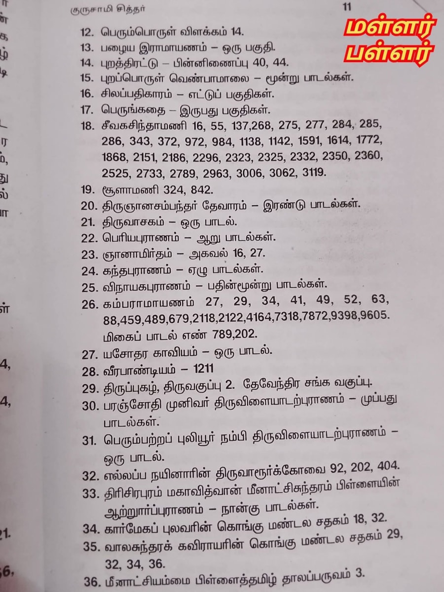 Sanga Ilakkiyam Pallar Mallar | சங்க இலக்கியம் பள்ளர் மள்ளர்