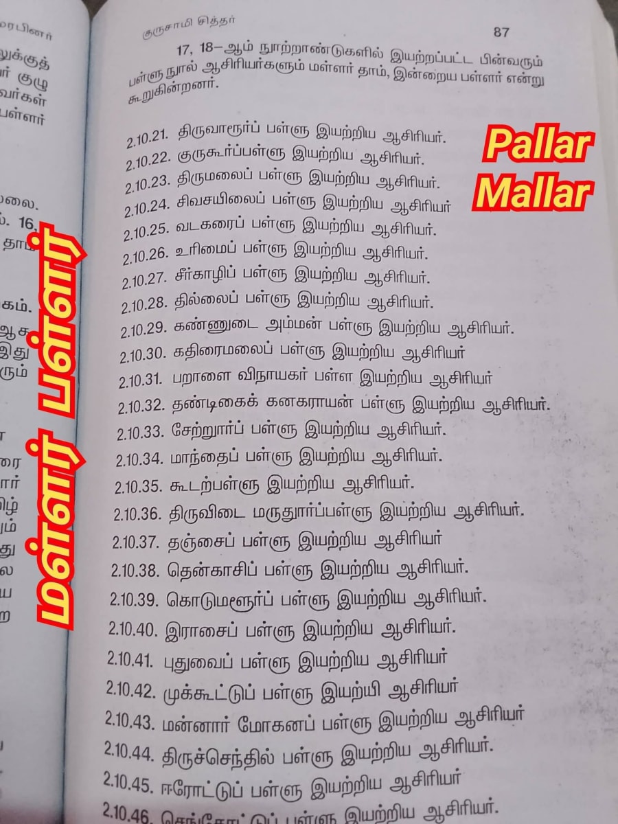 Sanga Ilakkiyam Pallar Mallar | சங்க இலக்கியம் பள்ளர் மள்ளர்
