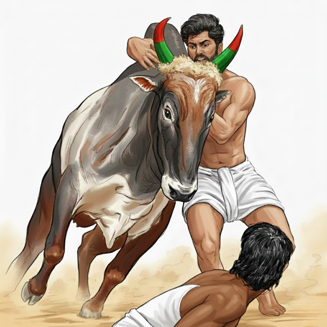 Eruthaluvuthal | Jallikattu | Eru Thazhuvuthal | ஏறுதழுவுதல் | ஜல்லிக்கட்டு
