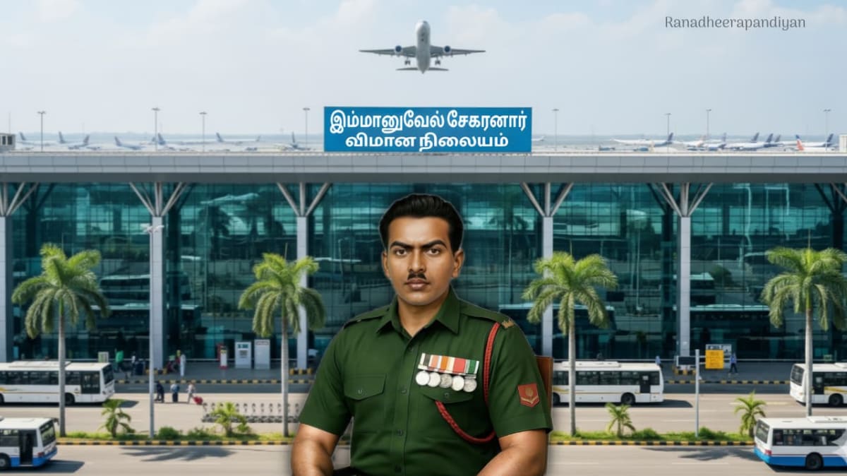 Madurai Airport | Tyagi Immanuel Sekaran Airport Demand | Devendra Kula Vellalar | Immanuel Sekaran Airport | Madurai International Airport Naming Demand | Chinna Udaippu | Tamil History | மதுரை விமான நிலையம் | தியாகி இம்மானுவேல் சேகரன் விமான நிலையம் | சின்ன உடைப்பு | தியாகி இம்மானுவேல் சேகரனார் விமான நிலையம் | மதுரை பன்னாட்டு விமான நிலையம் | தேவேந்திர குல வேளாளர்