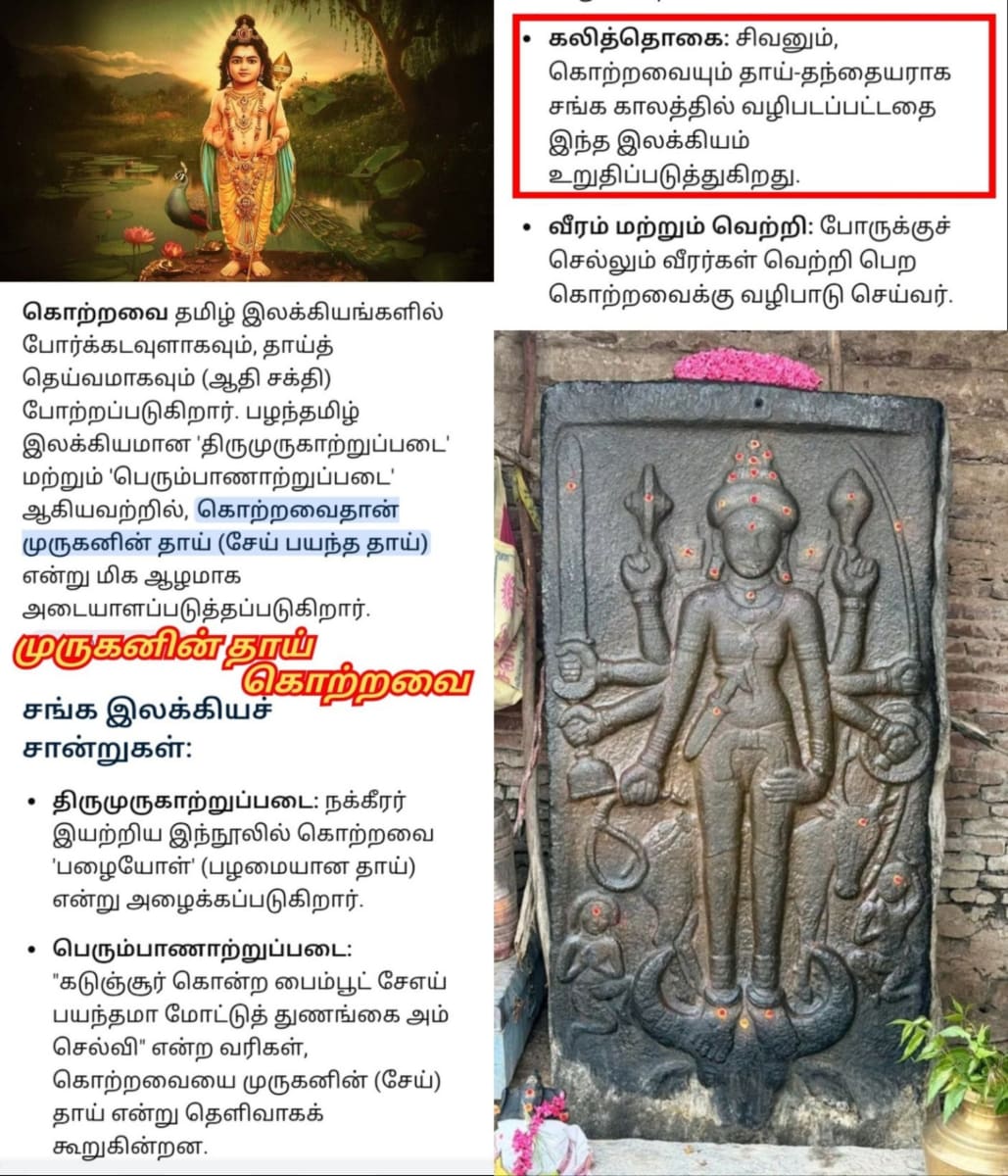 Korravai Kali Pallar Mallar Sivan | கொற்றவை காளி பள்ளர் மள்ளர் சிவன்