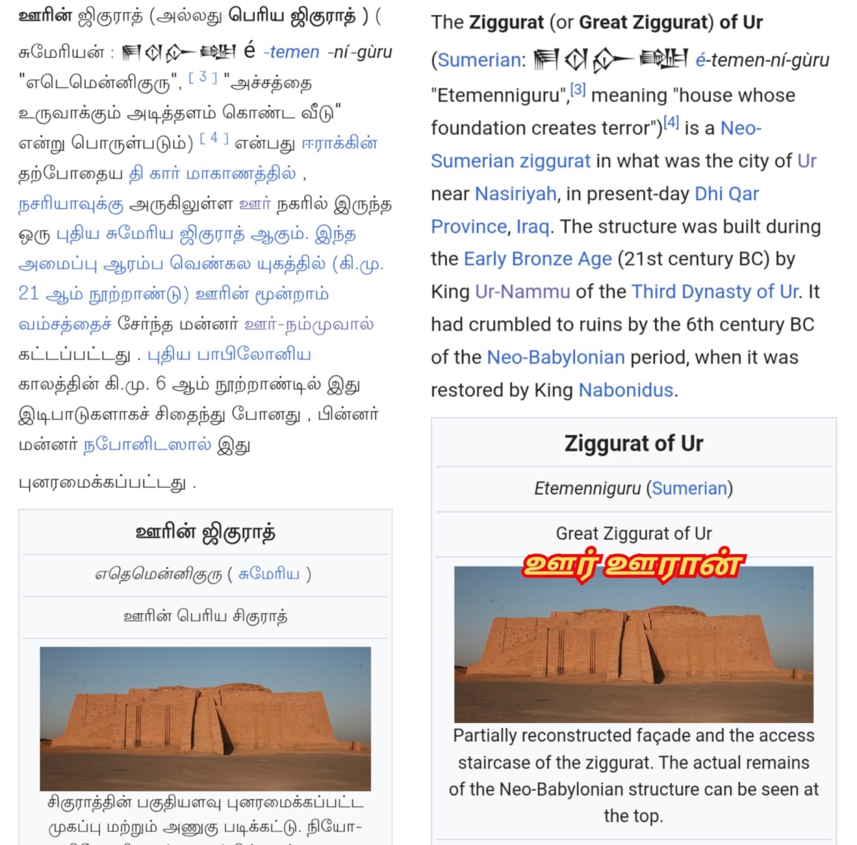 Sumeriya Nakarikam Eerak Oor Ooran Mallar Pallar | சுமேரியா நாகரிகம் ஈராக் ஊர் ஊரான் மள்ளர் பள்ளர்