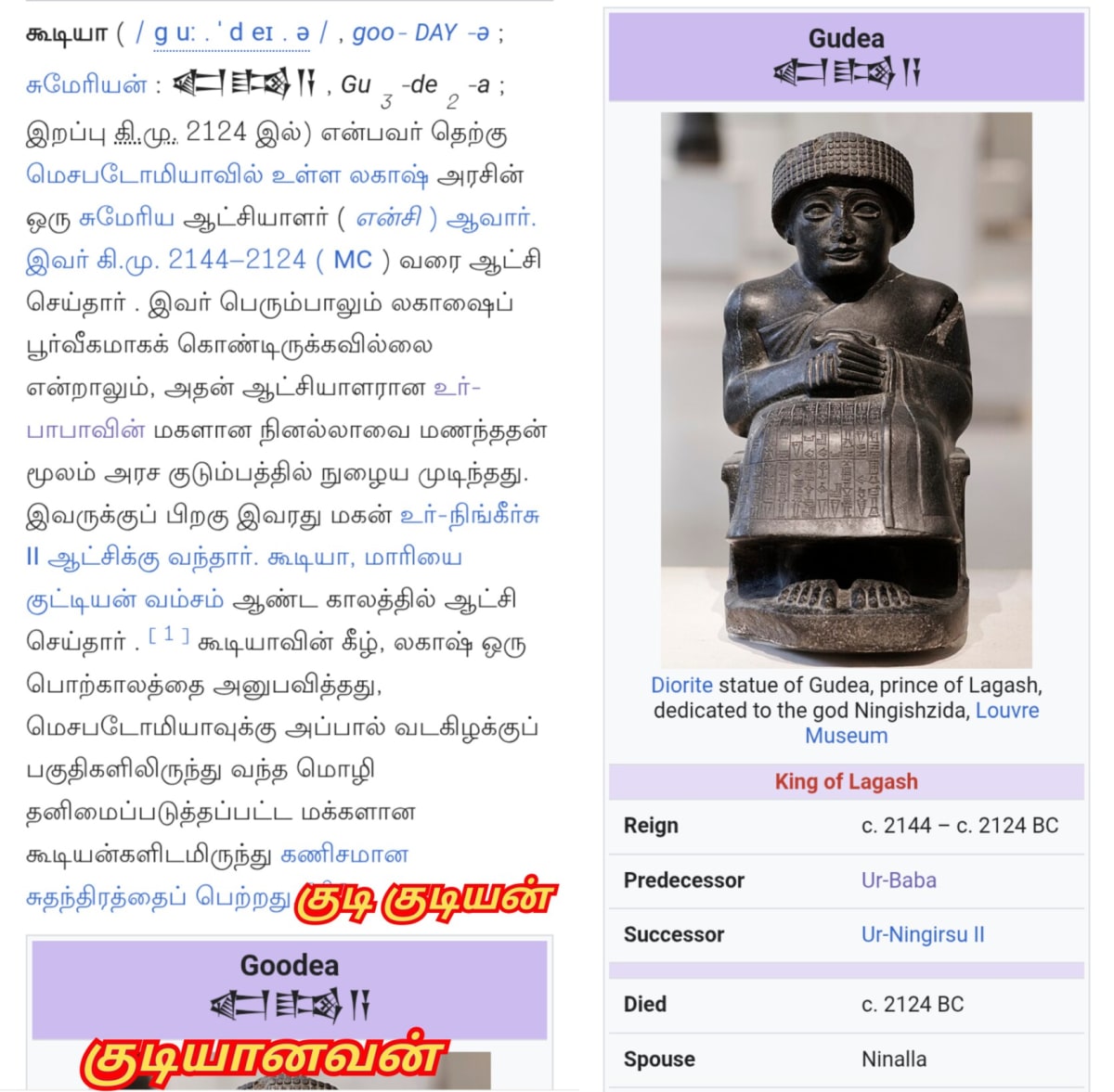 Sumeriya Nakarikam Eerak Oor Ooran Mallar Pallar | சுமேரியா நாகரிகம் ஈராக் ஊர் ஊரான் மள்ளர் பள்ளர்