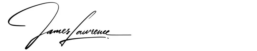 Signature of James Lawrence, Cofounder & CEO at Happy Companies