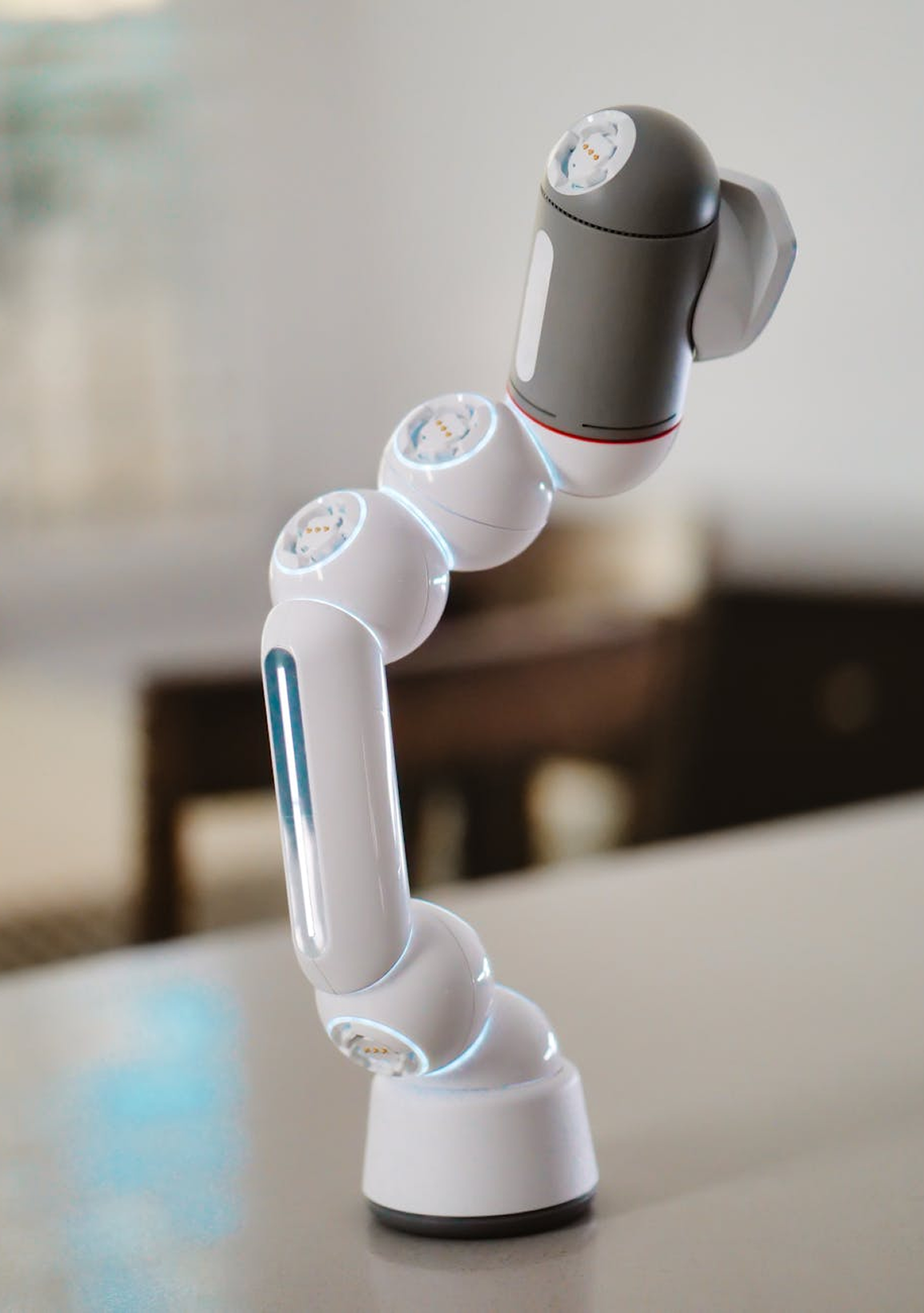 Robotic arm performing a task