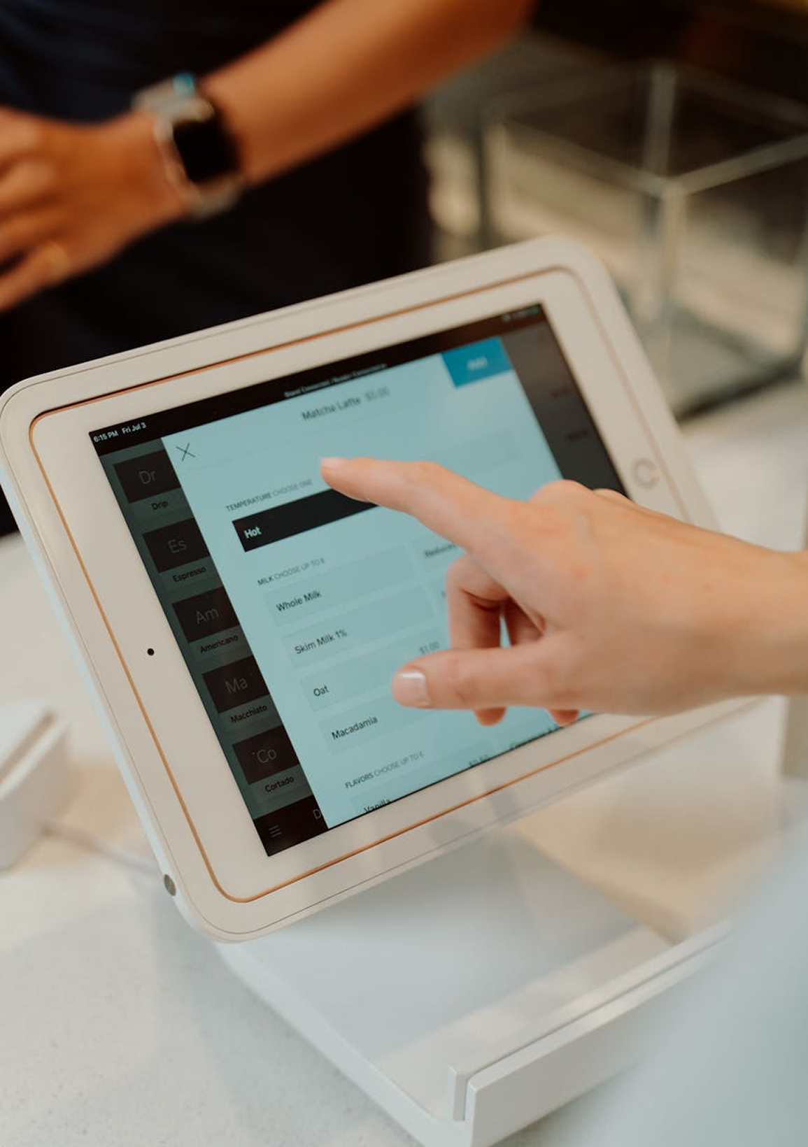 IT consulting discussion over charts