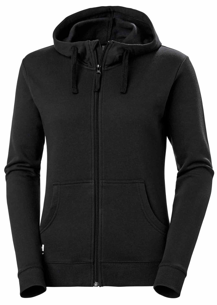 Classic Zip Hoodie – Black