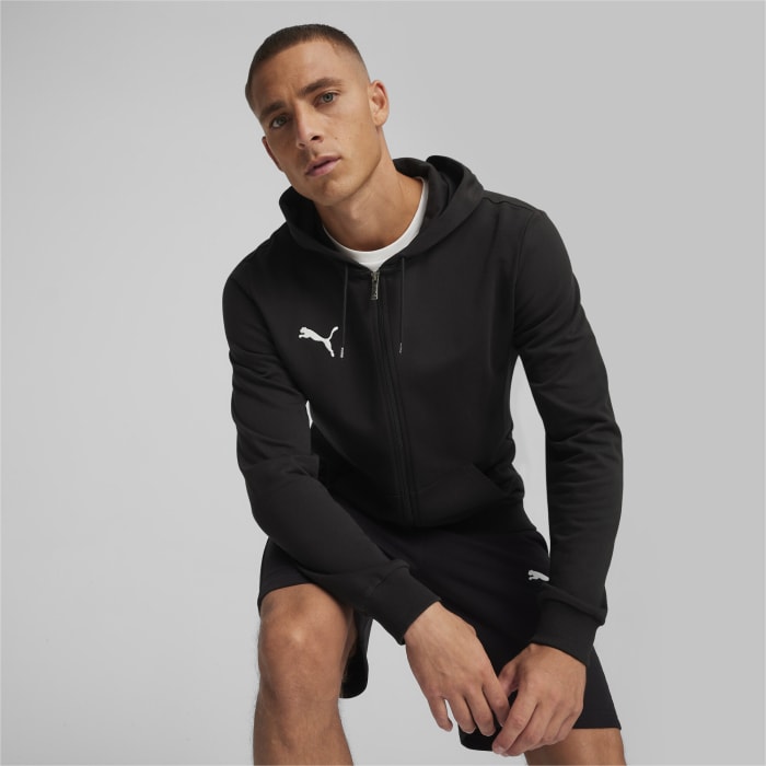 TeamGOAL Casuals Full-Zip Hoodie – Puma Navy-Puma White