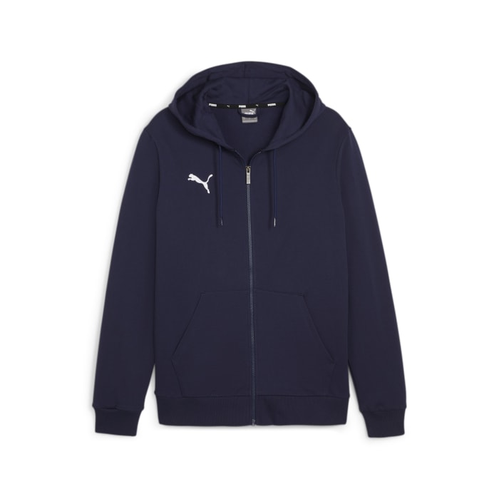 TeamGOAL Casuals Full-Zip Hoodie – Puma Navy-Puma White