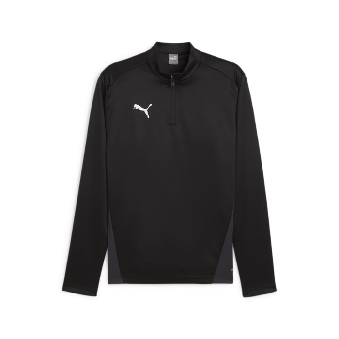 TeamGOAL Training 1/4 Zip Top - Puma Black – Puma Navy-Puma White-Persian Blue
