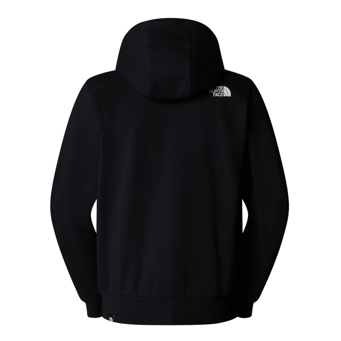 Simple Dome Light Regular Full Zip Hoody – Tnf Black