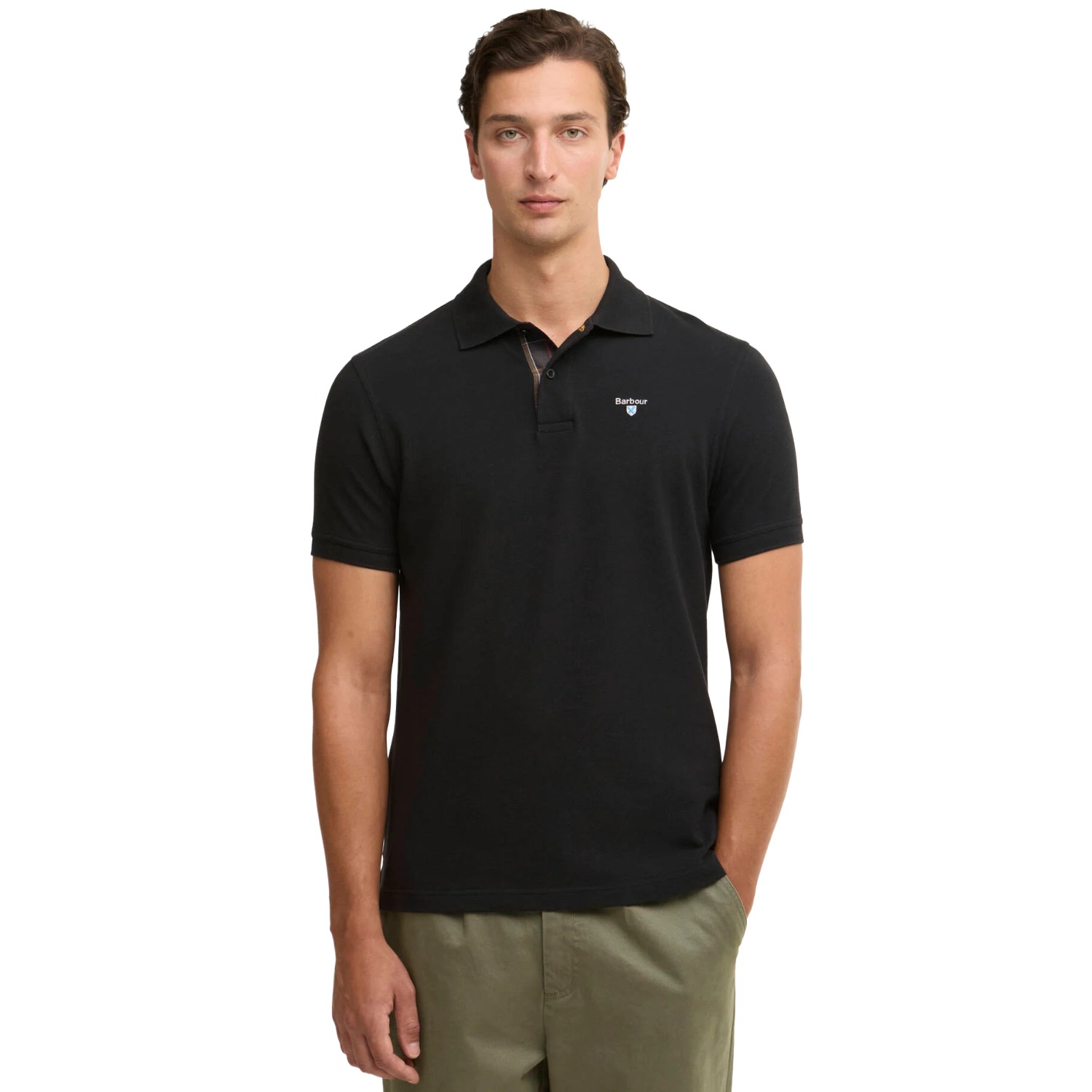 Men's Tartan Pique Polo