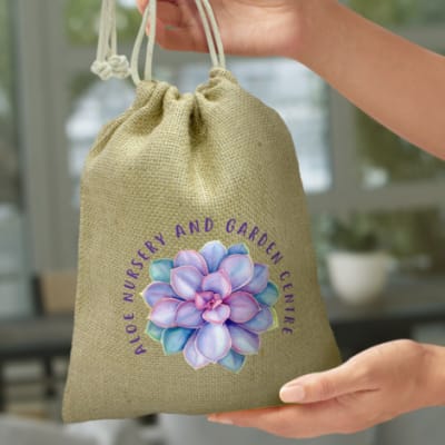 Jute Gift Bag - Medium