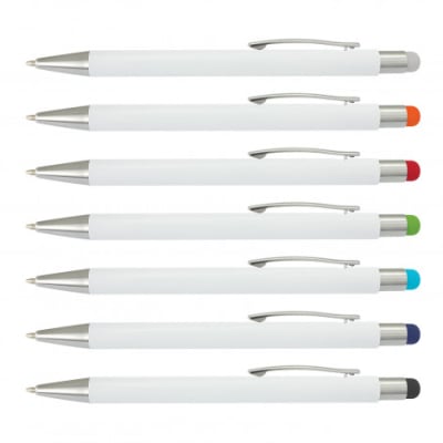 Lancer Stylus Pen - White Barrel