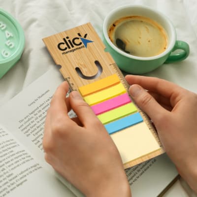 Bamboo Ruler Bookmark - Square