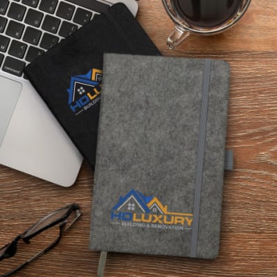 RPET Felt Hard Cover Notebook