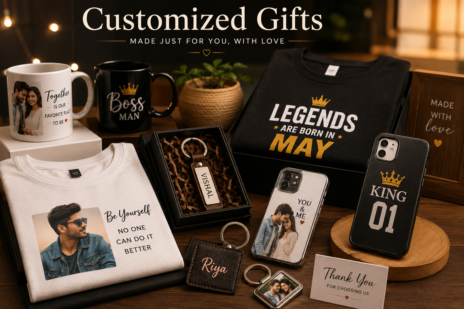 Customized gift wrapping and styling by Whishess Kota