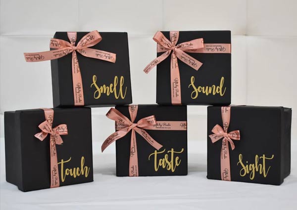 Diwali and festival gift wrapping with traditional accents