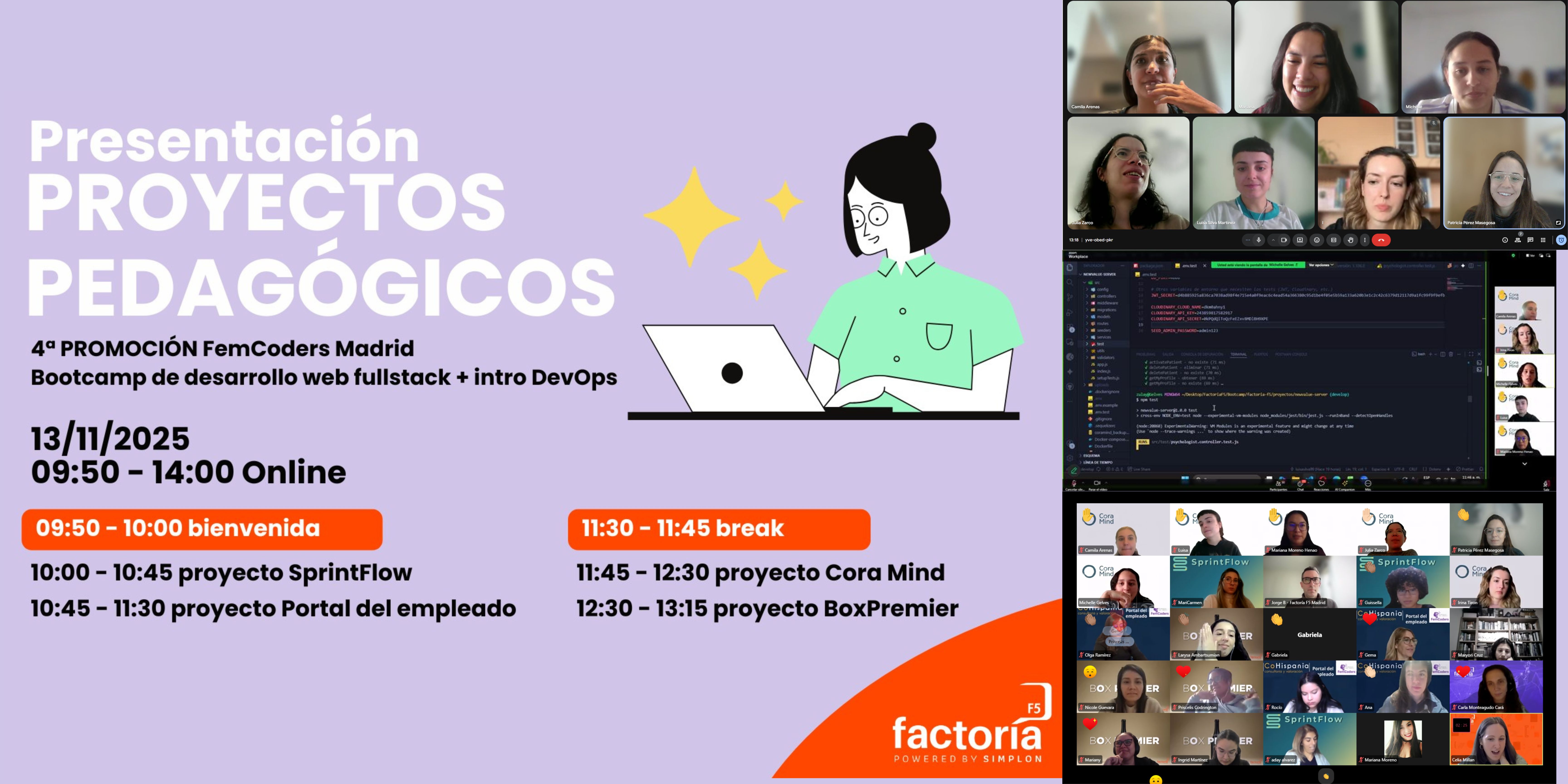 New Value participa en la presentación de proyectos de FemCoders