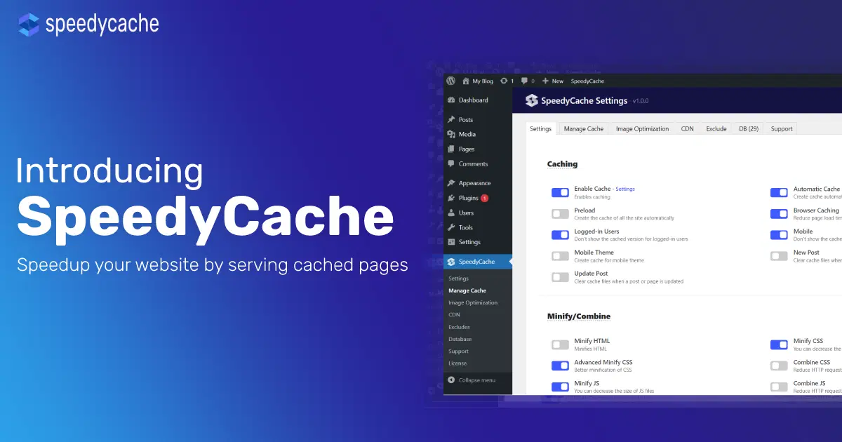 SpeedyCache Pro