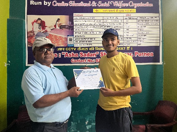 C2. Interns of LPU,Panjab Mr. Aditya Kumar.