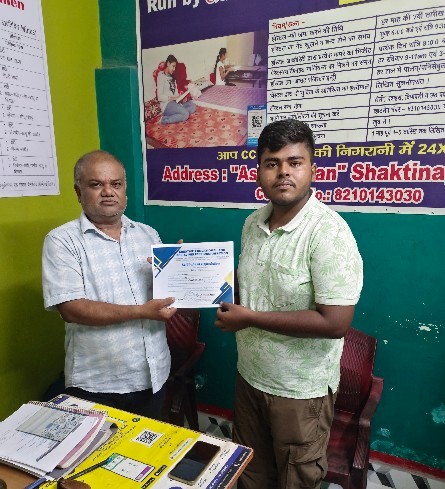 A2. Interns of UPES, Dehradun Mr. Anish Kriti.