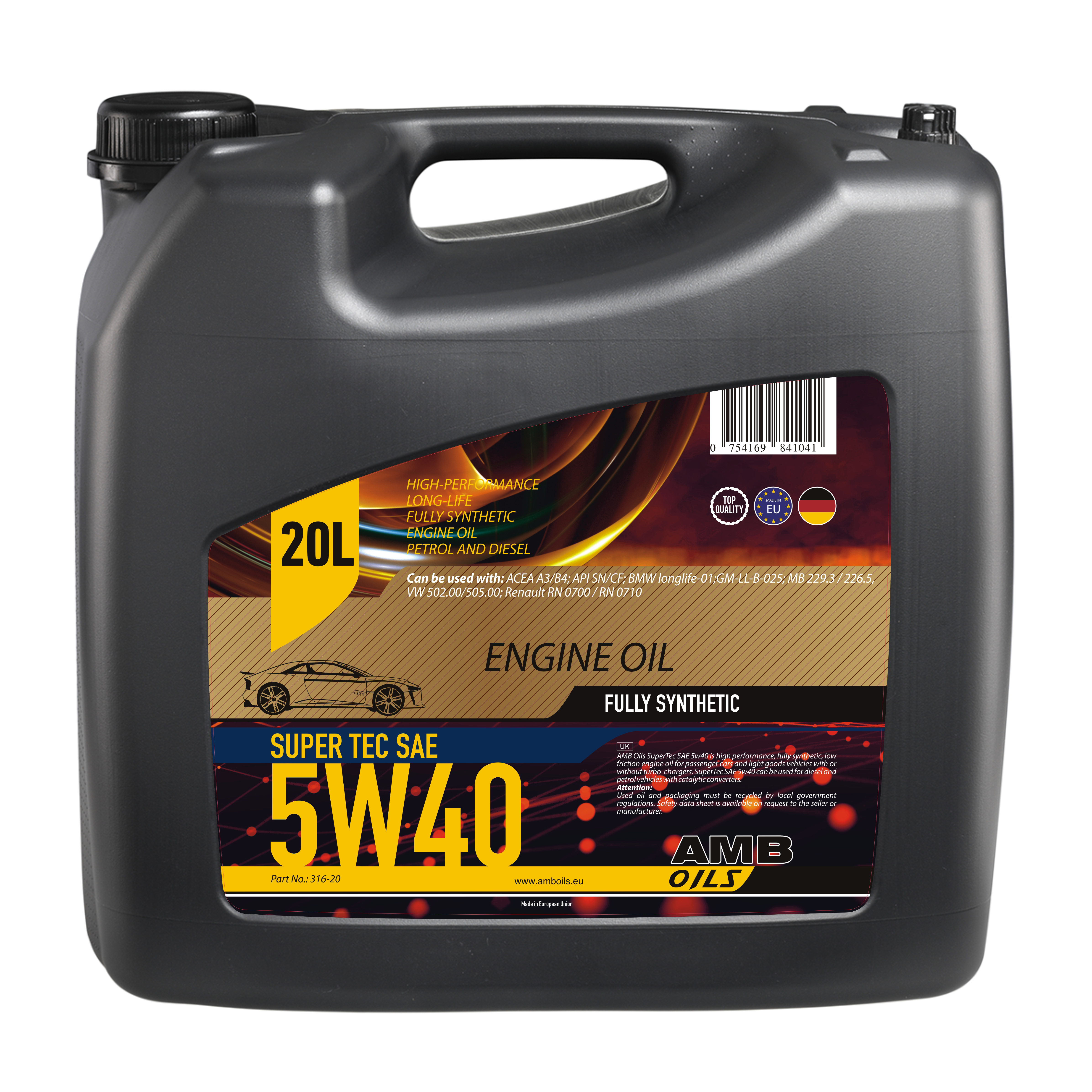 55523 - Olio Ultra Sint Longlife III 5W-40 4Lt.