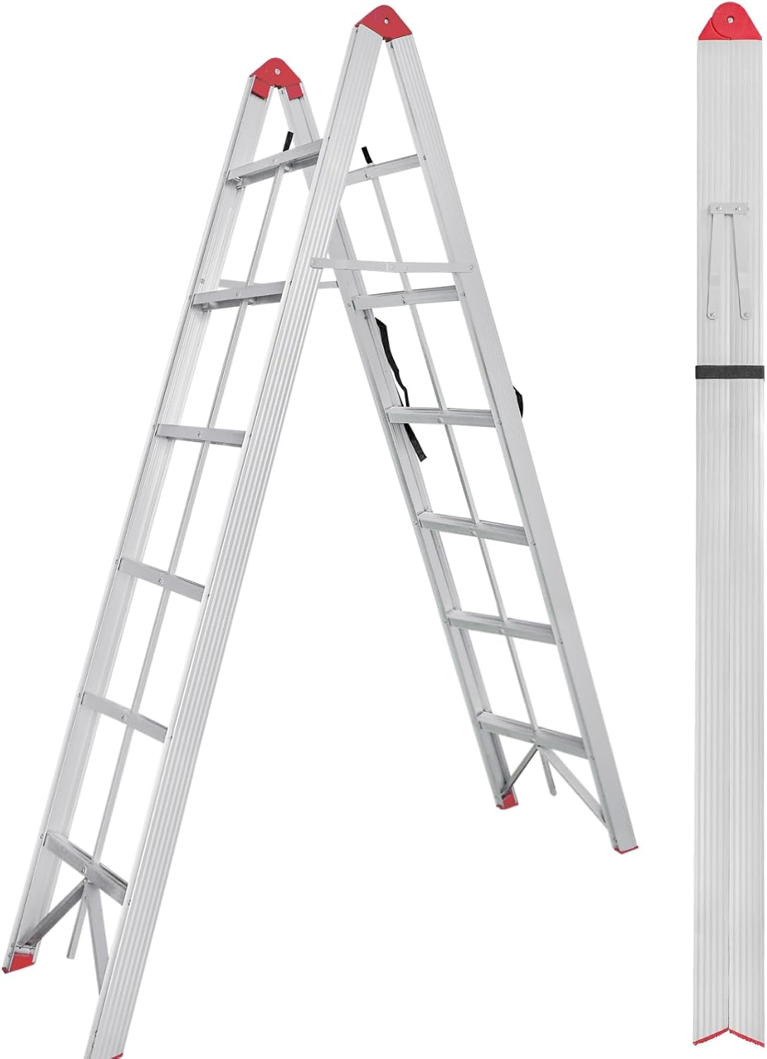 Jawsons 6 Step Aluminium Foldable Ladder