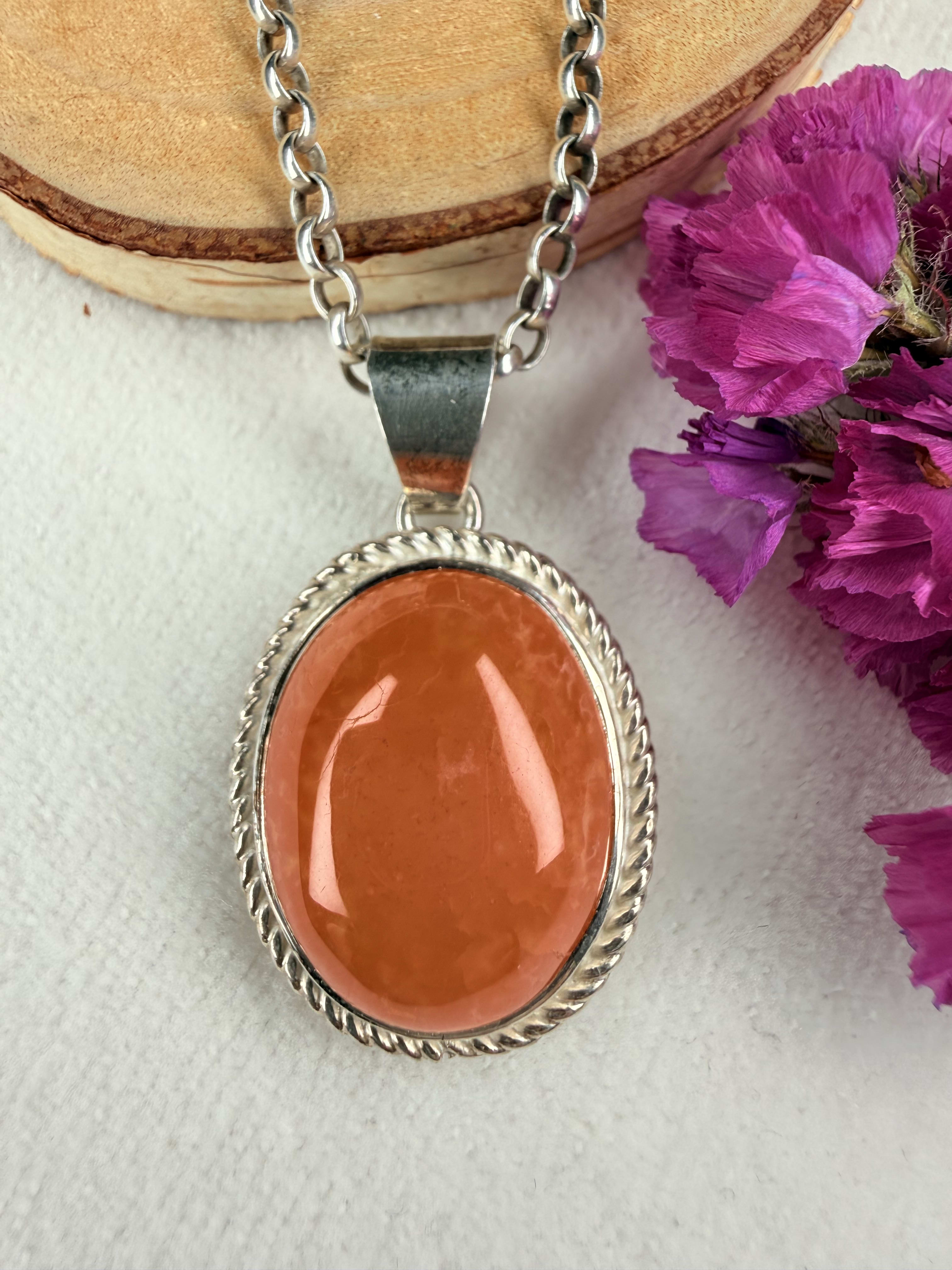 1. Colgante Plata 925 Cornalina