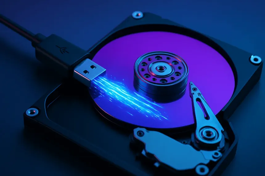 Klonování disku přes USB