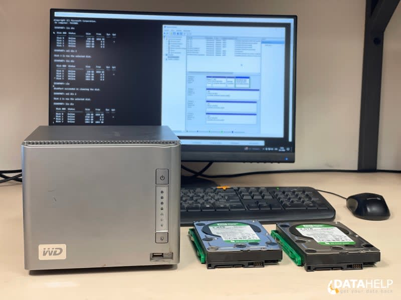 RAID 5 NAS s diskem vadným od roku 2017