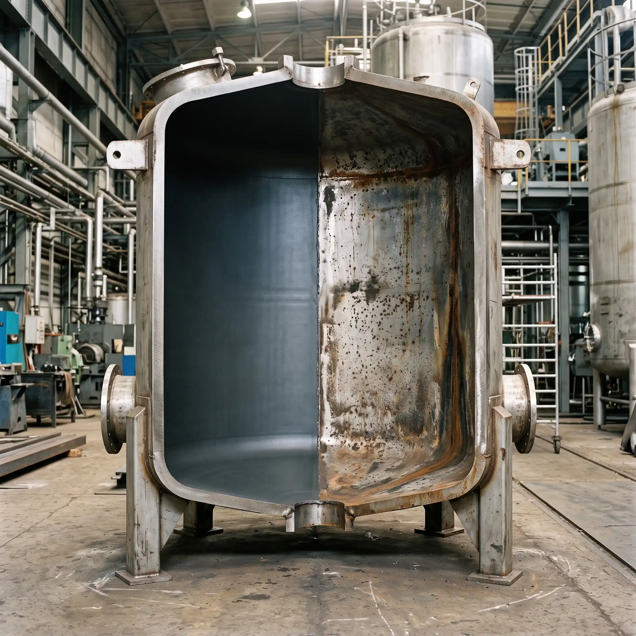 Professional PTFE equipment and PTFE coating services for industrial chemical equipment