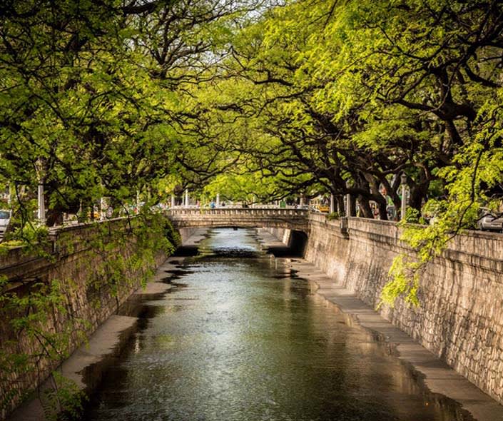 imagen de la Cañada en Córdoba Argentina