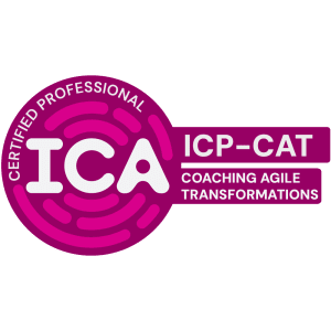 ICAgile Certified Professional in Coaching Agile Transformations (ICP-CAT) credential badge
