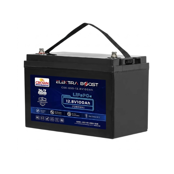 Crown Elektra Boost CSE-ESS-12.8V100Ah LiFePO4 Battery