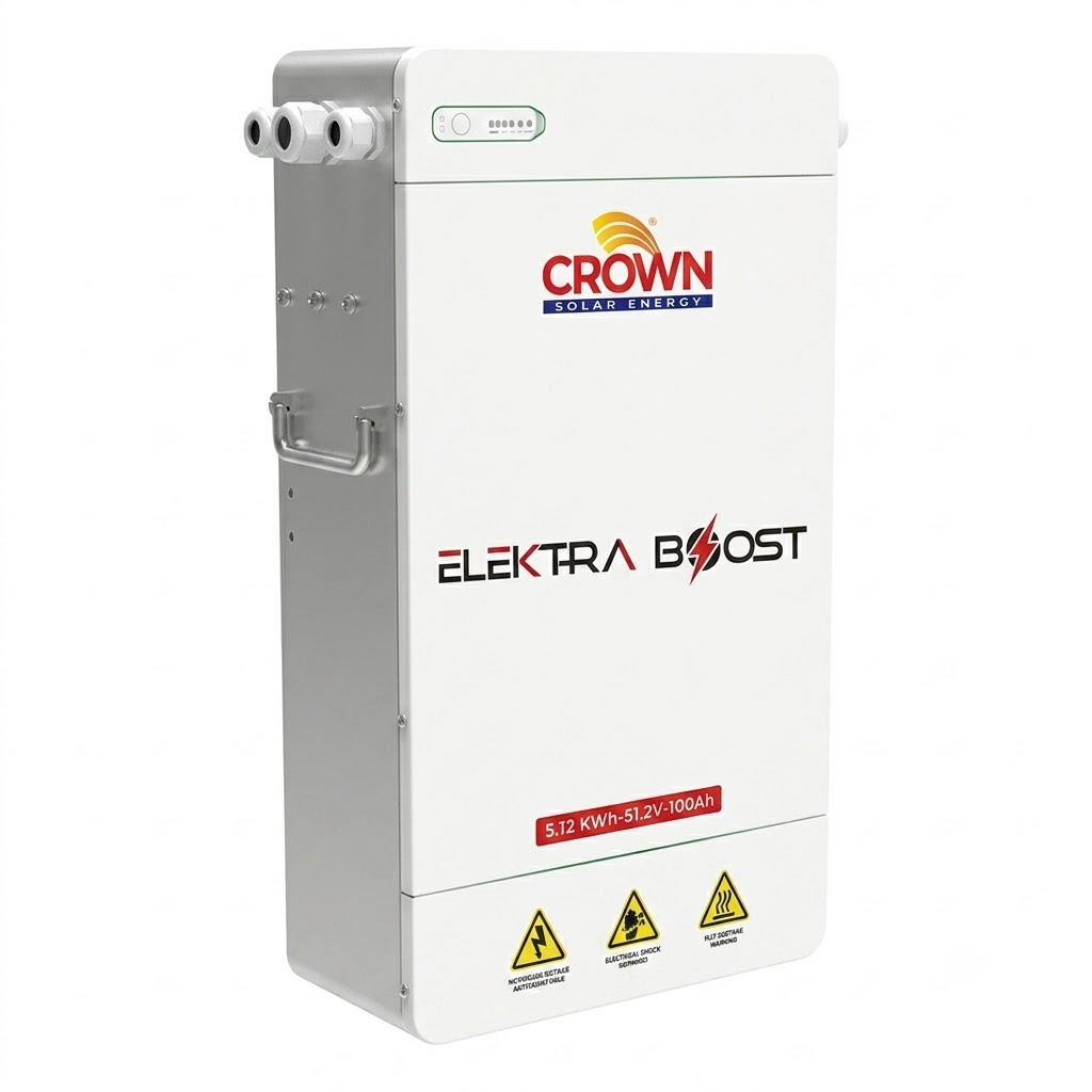 Crown Elektra Boost  LITE 5.12KWh-51.2V-100Ah Lithium Battery