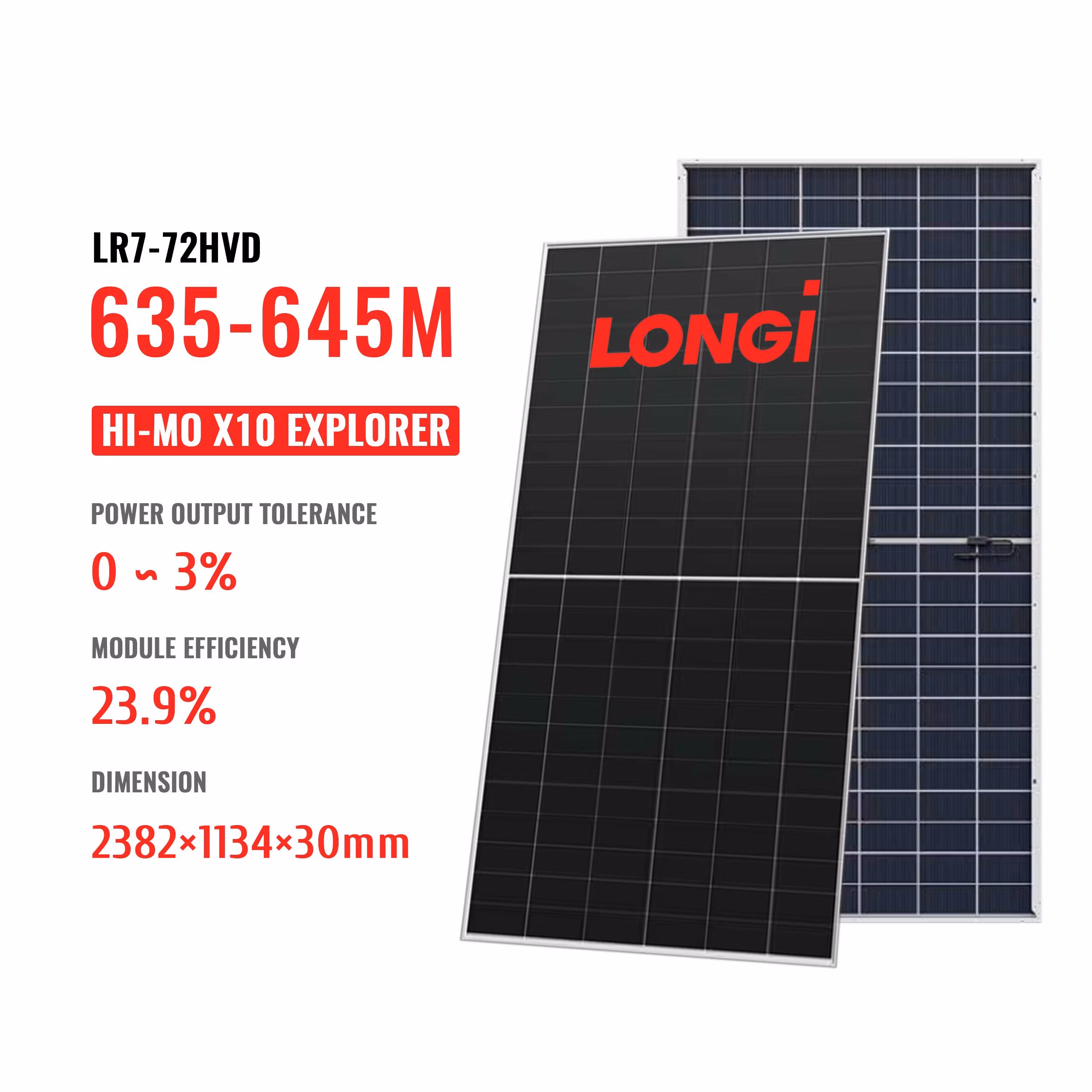 Longi Solar himo x10 635 /645 w