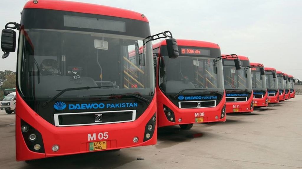 Multan Metro Bus Service Operated By Daewoo Express Automark