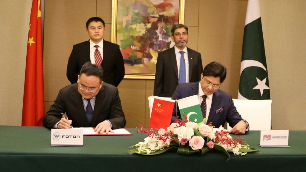 JV Signed Between Master Motor & FOTON to Manufacture Vehicles in Pakistan - Automark