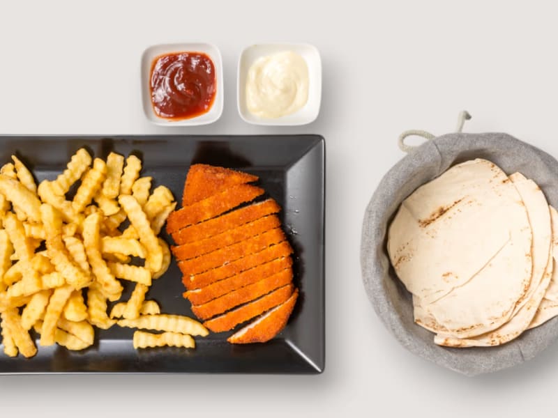 Schnitzel mit Pommes