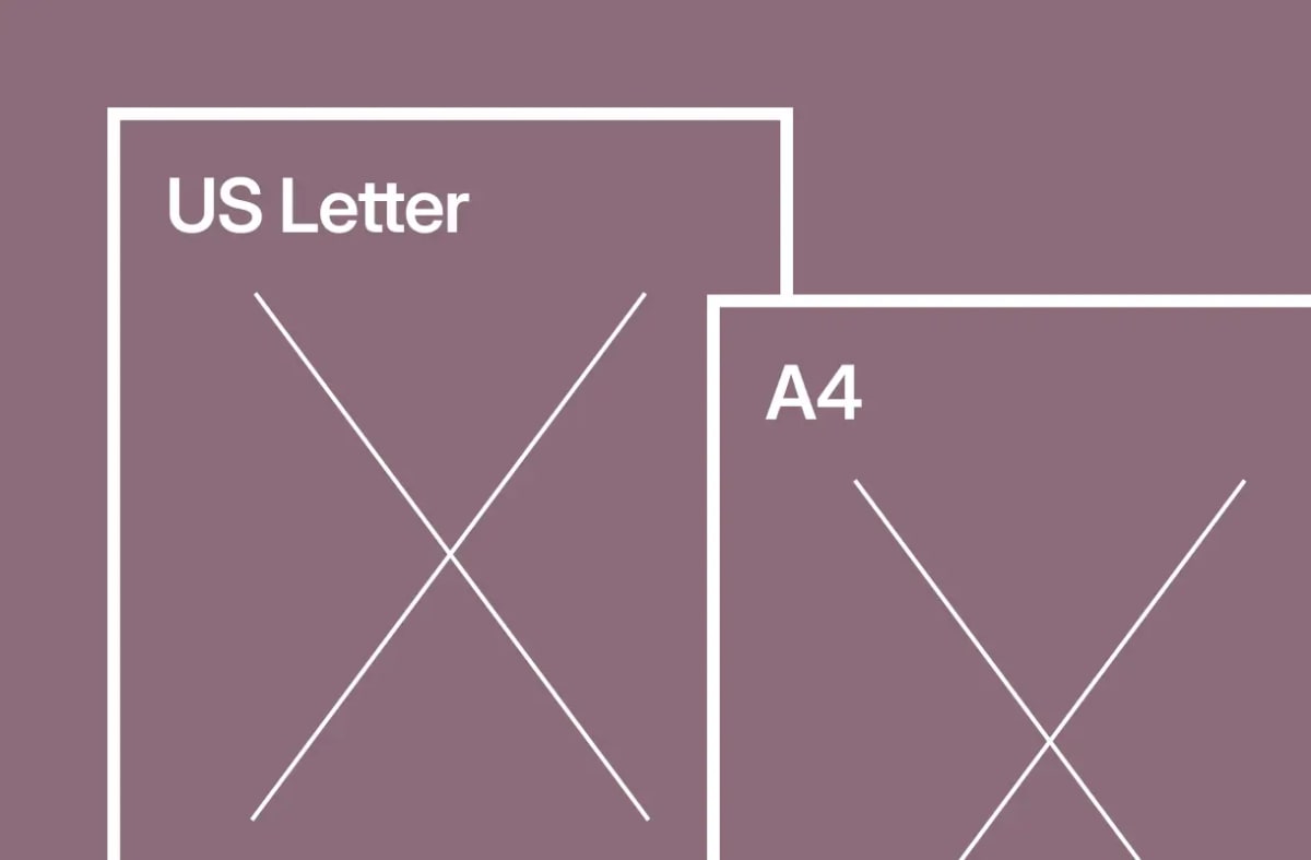 Label and paper size
