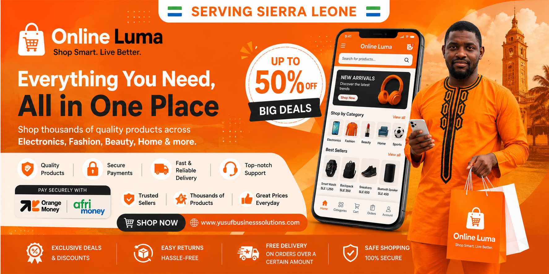 Online Luma Banner