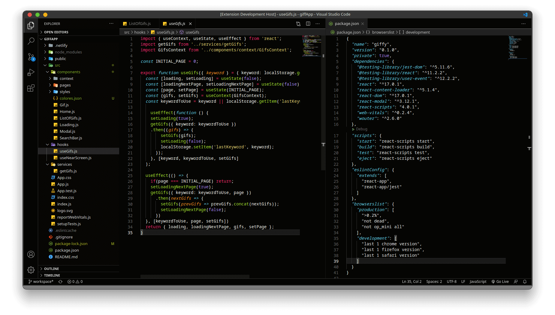 Dark Night Theme